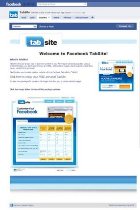 No More Static FBML!  Hello TabSite!